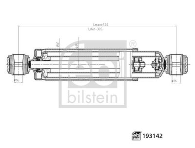 FEBI BILSTEIN 193142 Süspansiyon Sistemi Amortisör - FIAT DUCATO Panelvan/Van (250_) uyumlu