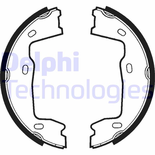 DELPHI LS1381 Fren Sistemleri Fren Pabucu - OPEL KADETT E Hatchback (T85) uyumlu
