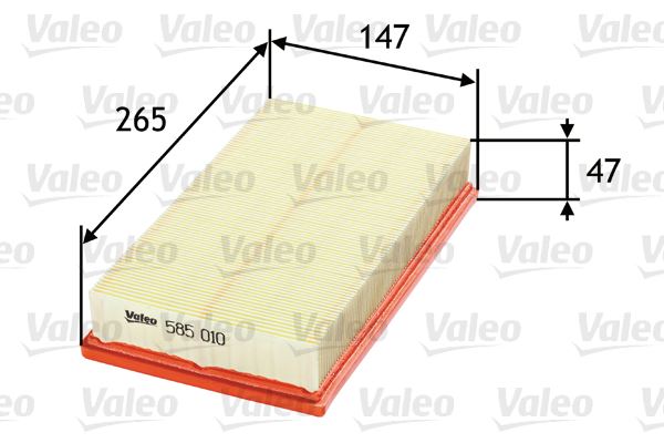VALEO 585010 Motor Hava Filtresi - FORD FOCUS I (DAW, DBW) uyumlu