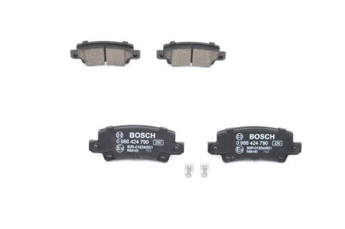BOSCH 0 986 424 790 Fren Sistemleri Fren Balatası - TOYOTA COROLLA (_E12_) uyumlu