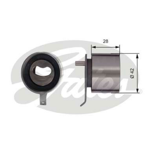 GATES T41267 Motor Kayış Kasnağı - CHEVROLET MATIZ (M200, M250) uyumlu