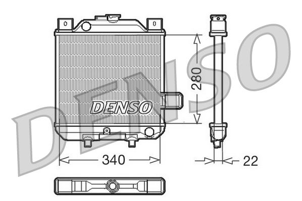 DENSO DRM99006 Soğutma Sistemi Su Soğutucu & Parçaları