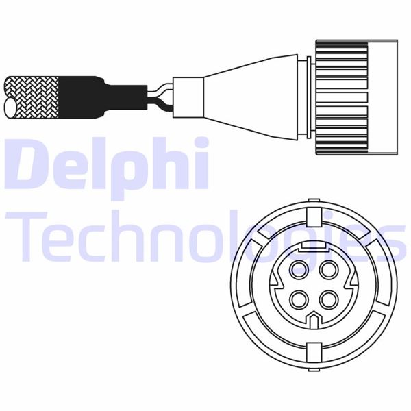 DELPHI ES10986-12B1 Emme & Egzoz Sistemi Egzoz Sensörleri - BMW 3 (E30) uyumlu