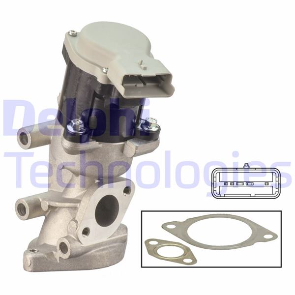 DELPHI EG10641-12B1 Motor EGR Parçaları - LAND ROVER DISCOVERY IV (L319) uyumlu