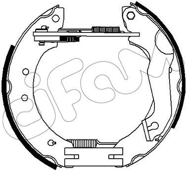 CIFAM 151-318 Fren Sistemleri Fren Pabucu - FORD ESCORT III (GAA) uyumlu