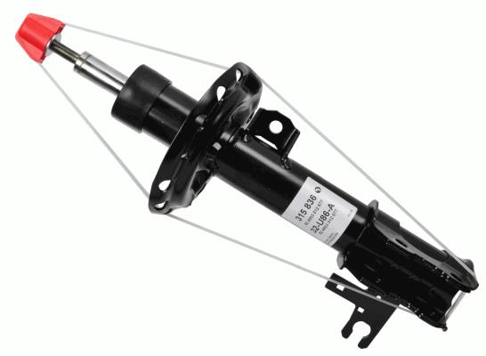 SACHS 315 836 Süspansiyon Sistemi Amortisör - OPEL MERIVA B MPV (S10) uyumlu