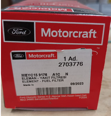 Yakıt Filtresi - FORD ORIJINAL - MEYC159176A1CN Ürün Görseli