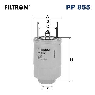 FILTRON PP 855 Yakıt Sistemi Yakıt Filtresi - VW TARO uyumlu
