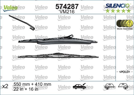 VALEO 574287 Kaporta & Gövde Parçaları Cam Silecek Mekanizması - ALFA ROMEO 147 (937_) uyumlu