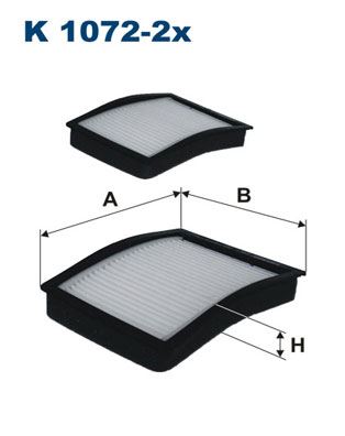 FILTRON K 1072-2x İklimlendirme Sistemi Polen Filtresi - BMW 3 Compact (E36) uyumlu