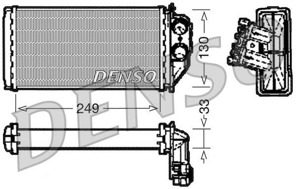Kalorifer Radyatörü - DENSO - DRR21002 Ürün Görseli