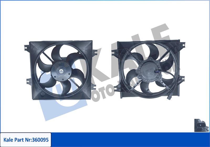 KALE OTO RADYATÖR 360095 Soğutma Sistemi Fan - HYUNDAI ACCENT II (LC) uyumlu