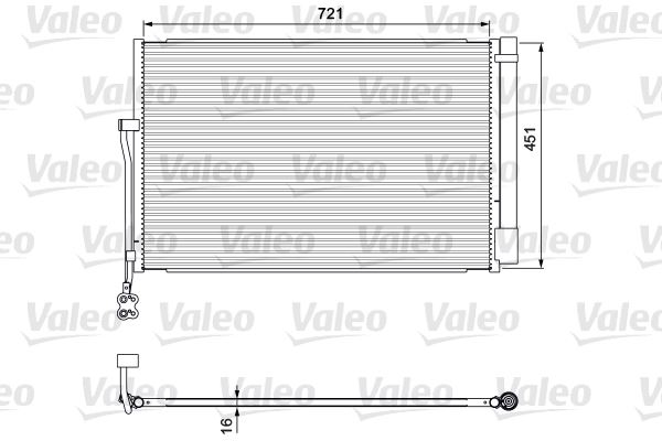 VALEO 814379 İklimlendirme Sistemi Klima Radyatörü - PORSCHE CAYENNE (92A) uyumlu