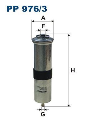 FILTRON PP 976/3 Yakıt Sistemi Yakıt Filtresi - ALPINA D3 (E90) uyumlu