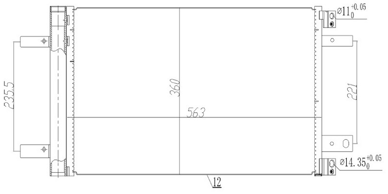 Klima Radyatörü - CPE936012 Ürün Görseli