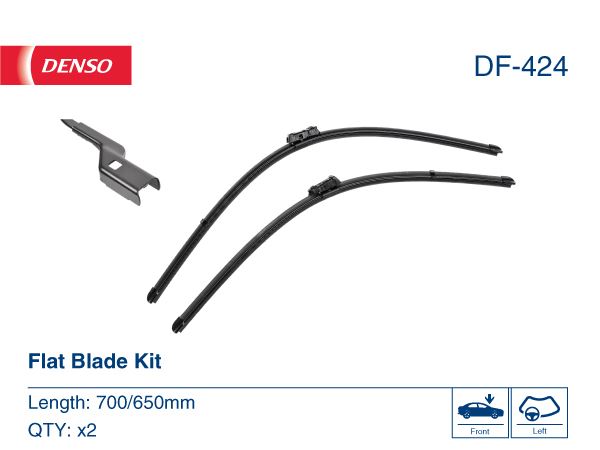 DENSO DF-424 Kaporta & Gövde Parçaları Cam Silecek Mekanizması - OPEL ASTRA J GTC uyumlu