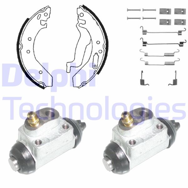 DELPHI KP858 Fren Sistemleri Fren Pabucu - ROVER 200 II Hatchback (XW) uyumlu