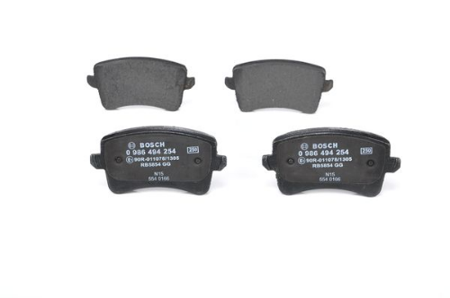 BOSCH 0 986 494 254 Fren Sistemleri Fren Balatası - AUDI A5 (8T3) uyumlu
