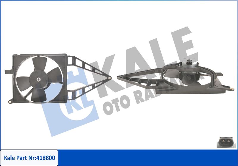 KALE OTO RADYATÖR 418800 Soğutma Sistemi Fan - OPEL CORSA B (S93) uyumlu