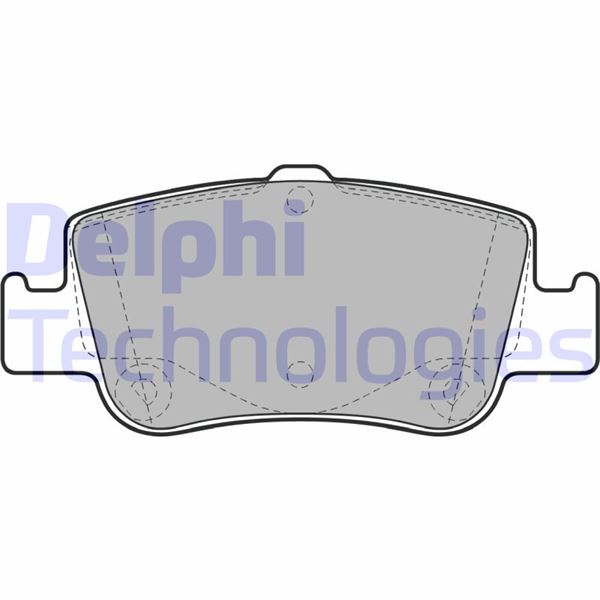 DELPHI LP2103 Fren Sistemleri Fren Balatası - TOYOTA COROLLA Sedan (_E15_) uyumlu