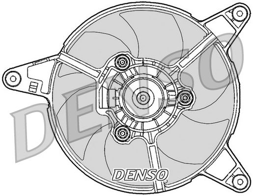 DENSO DER09090 Soğutma Sistemi Fan - FIAT PANDA (141_) uyumlu