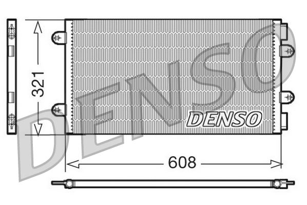 DENSO DCN09104 İklimlendirme Sistemi Klima Radyatörü - FIAT PUNTO (188_) uyumlu