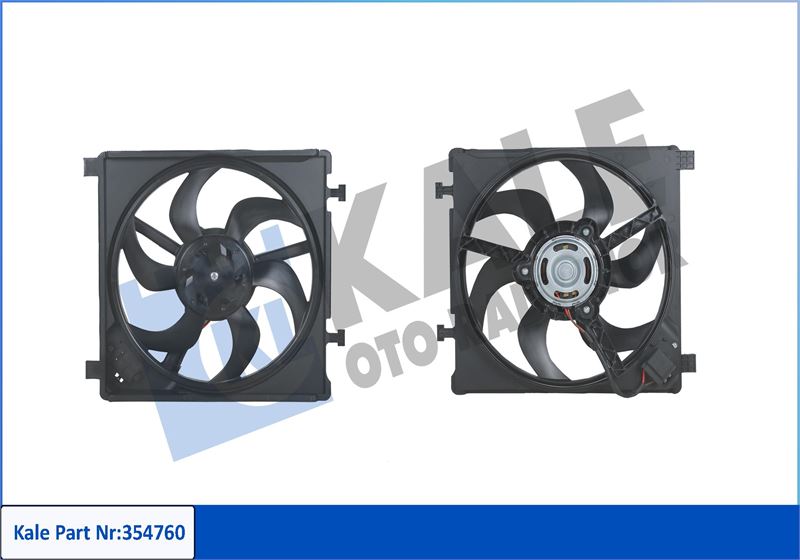 KALE OTO RADYATÖR 354760 Soğutma Sistemi Fan - VW UP! (121, 122, BL1, BL2, BL3, 123) uyumlu