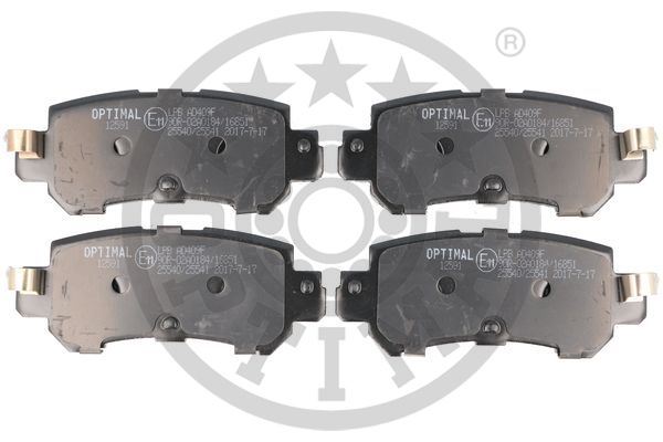 OPTIMAL BP-12591 Fren Sistemleri Fren Balatası - MAZDA CX-5 (KE, GH) uyumlu