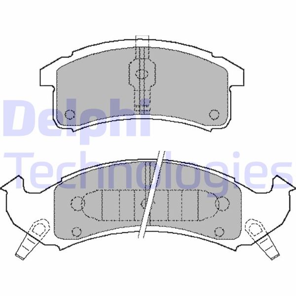 DELPHI LP897 Fren Sistemleri El Fren Kolu - PONTIAC TRANS SPORT (UM06) uyumlu