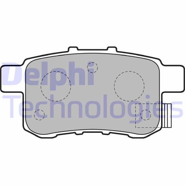 DELPHI LP2145 Fren Sistemleri Fren Balatası - HONDA ACCORD VIII (CU) uyumlu