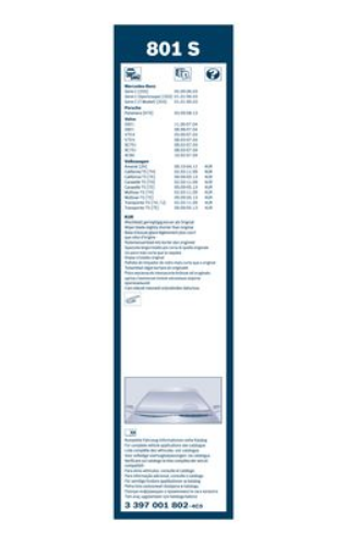 BOSCH 3 397 001 802 Kaporta & Gövde Parçaları Cam Silecek Mekanizması - VW TRANSPORTER T5 Minibüs/Otobüs (7HB, 7HJ, 7EB, 7EJ) uyumlu