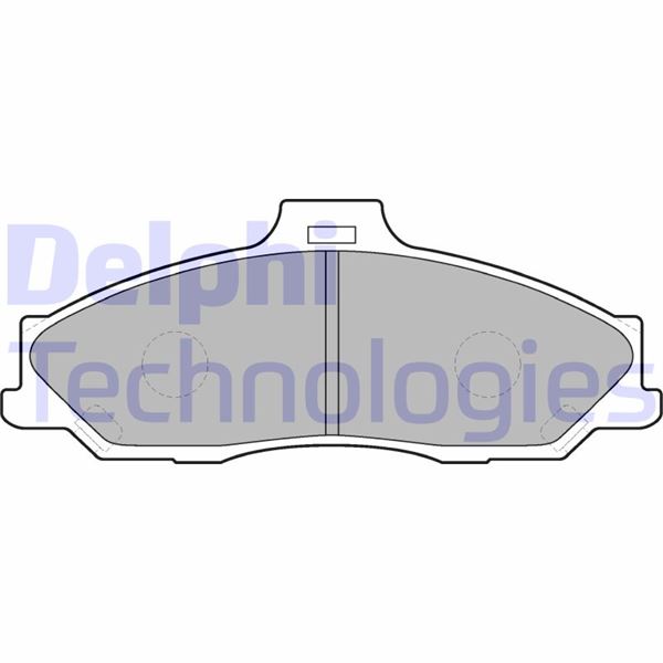 DELPHI LP1555 Fren Sistemleri Fren Balatası - FORD RANGER (ER, EQ, R_) uyumlu