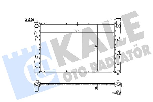 KALE OTO RADYATÖR 363540 Soğutma Sistemi Su Soğutucu & Parçaları - SMART FORFOUR (454) uyumlu