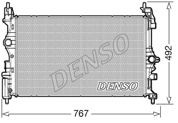 Su Radyatörü - DENSO - DRM20019 Ürün Görseli