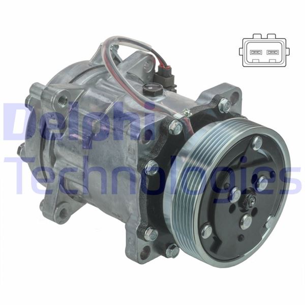DELPHI CS20491 İklimlendirme Sistemi Kompresör Parçaları - VW MULTIVAN T5 (7HM, 7HN, 7HF, 7EF, 7EM, 7EN) uyumlu