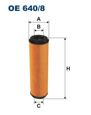 FILTRON OE 640/8 Motor Yağ Filtresi - MERCEDES-BENZ E-SERISI (W212) uyumlu