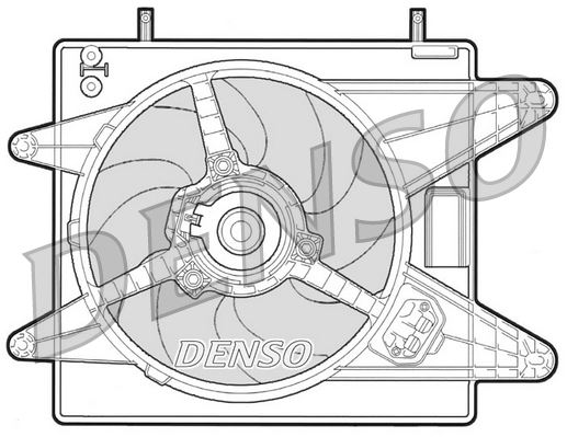 DENSO DER09008 Soğutma Sistemi Fan - FIAT MAREA (185_) uyumlu