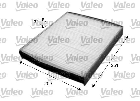 VALEO 715627 İklimlendirme Sistemi Polen Filtresi - VOLVO C30 (533) uyumlu