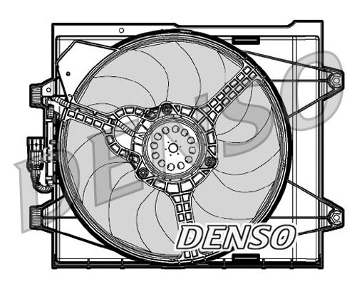 DENSO DER09046 Soğutma Sistemi Fan - FIAT 500 (312_) uyumlu