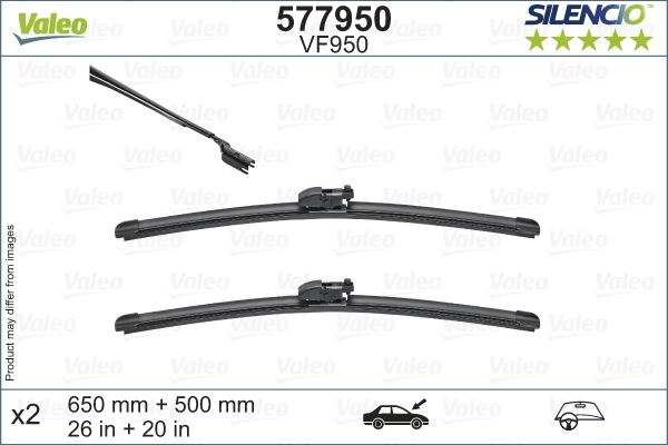 VALEO 577950 Kaporta & Gövde Parçaları Cam Silecek Mekanizması - BMW X3 (G01, F97, G08) uyumlu