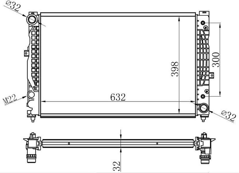 Su Radyatörü - BAU004032 Ürün Görseli