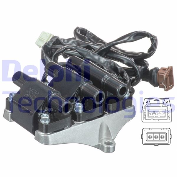 DELPHI GN10695-12B1 Ateşleme Sistemi Ateşleme Bobini - AUDI A4 B5 (8D2) uyumlu