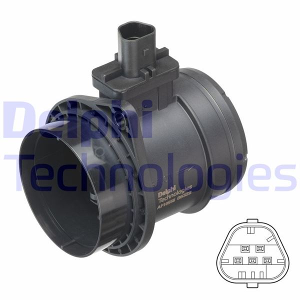 DELPHI AF10556-12B1 Motor Hava Kütle Ölçer (MAF Sensörü) - LAND ROVER DISCOVERY IV (L319) uyumlu