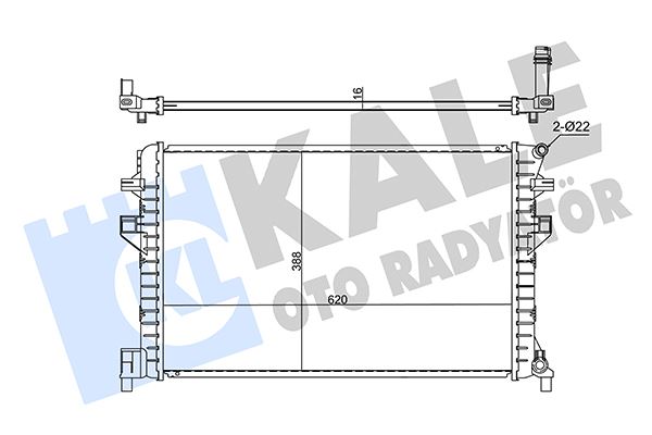 KALE OTO RADYATÖR 355615 Motor Basınç Regülatörü - SEAT LEON ST (5F8) uyumlu