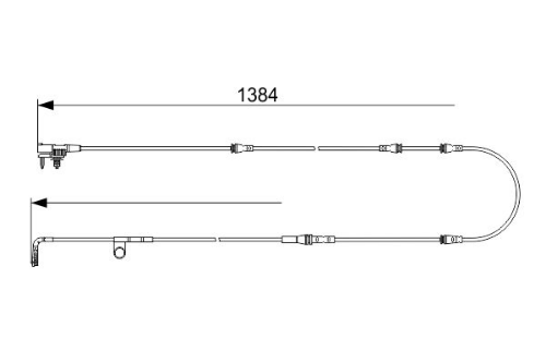 BOSCH 1 987 473 582 Fren Sistemleri Aşınma Göstergesi - LAND ROVER RANGE ROVER IV (L405) uyumlu