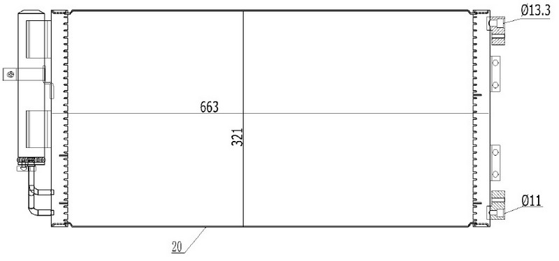Klima Radyatörü - CRO707020 Ürün Görseli