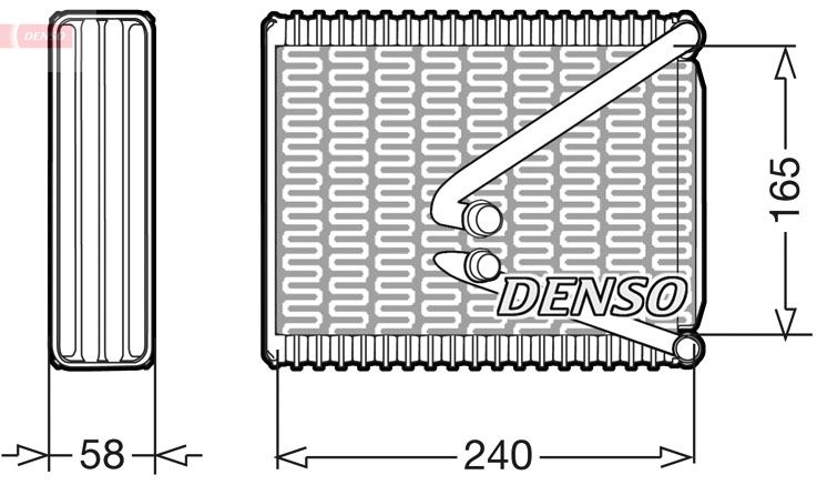 DENSO DEV09010 İklimlendirme Sistemi Evaporatör - FIAT PUNTO (188_) uyumlu