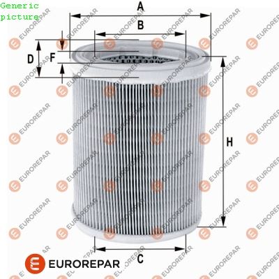 EUROREPAR 1680332280 Motor Hava Filtresi - PEUGEOT 306 Hatchback (7A, 7C, N3, N5) uyumlu