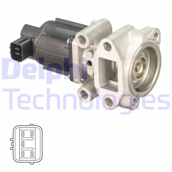 DELPHI EG10543-12B1 Motor EGR Parçaları - MITSUBISHI L200 / TRITON (KA_T, KB_T) uyumlu