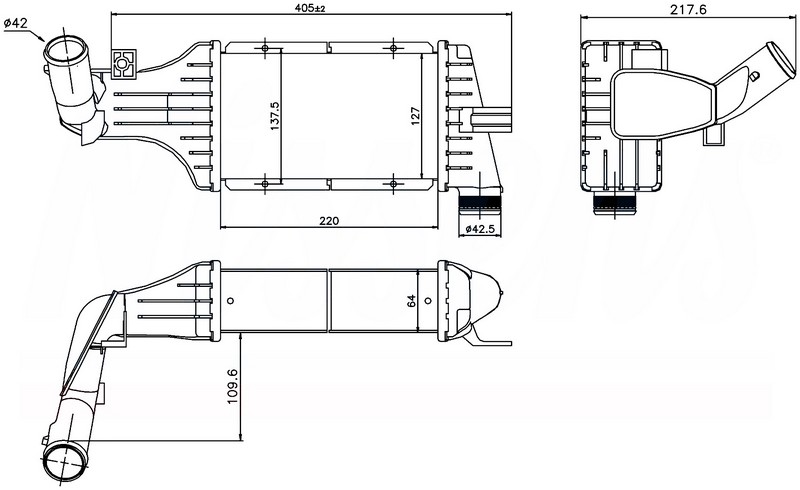Turbo Radyatörü - IOP518064 Ürün Görseli